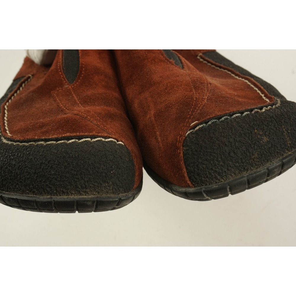 Gabor Jollys Red Suede Leather & Rubber Slip On Stretch Comfort Walking Shoes 41 - Picture 6 of 8
